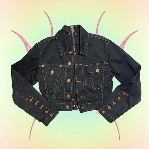 Rare 90s jean paul gaultier denim jacket - Picture 3 of 7